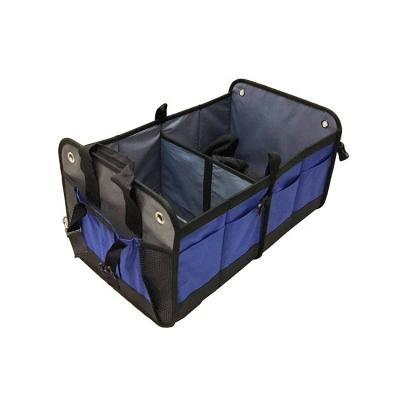 China Luxury Folding Car Trunk Organizer / Auto Portable Organizer Trunk Cargo Storage Carrier with Straps for Car, Truck, SUV and Van for sale