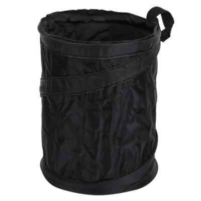 China Car Trash Bag and Organizer / Luxury Weighted Waterproof Collapsible Car Trash Can for sale