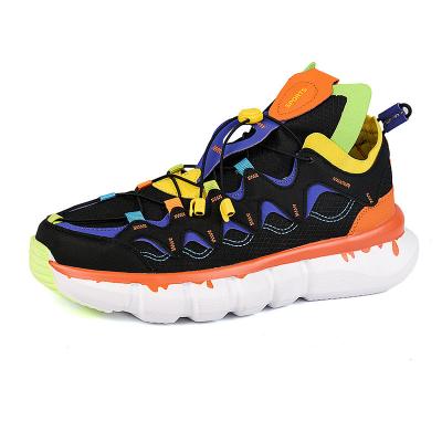 China 2021 new autumn women's fashion color trend low top platform style walking shoes men's mixed casual shoes for sale