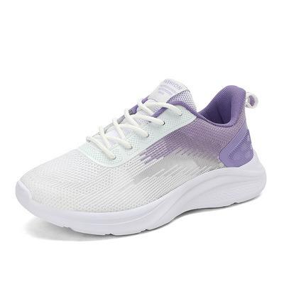 China Fashion Trend Women's Sports Shoes Summer Women's Casual Shoes Thin Fish Mesh Breathable Travel Style Walking Shoes Silk Women's Shoes for sale