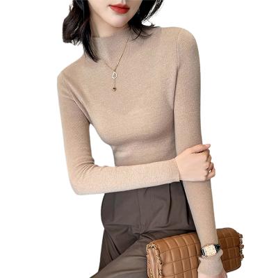 China New High Quality Anti-wrinkle Autumn Sweaters For Spring Autumn Winter Pullover Sweater Women Woolen Base Layer Light Fashion Long Sleeve for sale