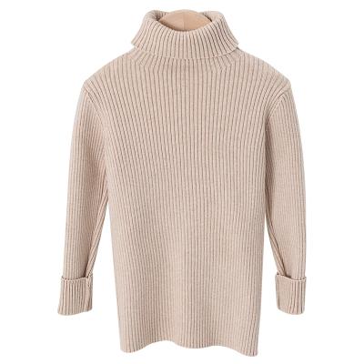 China Factory Wholesale High Quality Anti Shrinkage Boys Sweater Knit Cable Turtle Neck Winter Sweaters Fits For Boy Winter Pullover Sweatshirt for sale