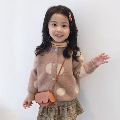 China New Baby Girl Kids Anti-Shrink Sweaters Knit Autumn Winter Outwear Toddler Girls Soft Sweatshirt Long Sleeve Sweater Casual Cardigan Tops for sale