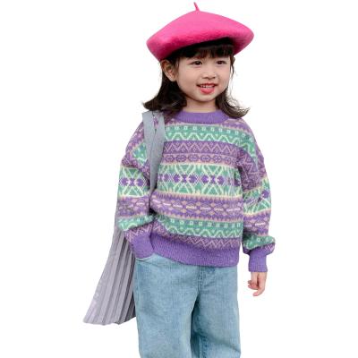 China Anti-shrink Korean Style Kids Boy Girls Clothes Long Sleeve Pullover Sweatshirt Shirt Sweater Tops Pullover Autumn Fall And Winter Sweater for sale