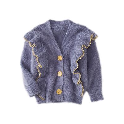 China New Kids Baby Toddler Girl Autumn Winter Cardigan Anti-Shrink Sweater Baby Cardigan Toddler Knit Sweater Girl Clothes Sweater Cardigan for sale