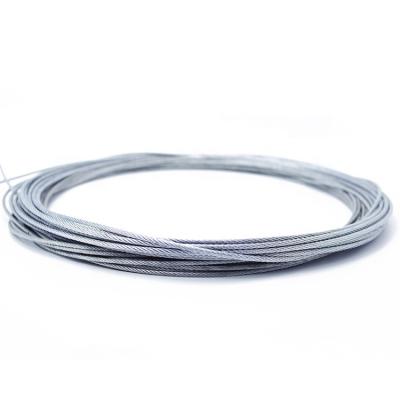 China Structural Steel Cable 7*7 / 7X7 Galvanized Steel Wire Rope 2.5mm for sale