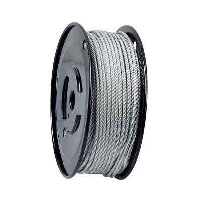 China Construction Galvanized Oval Steel Wire Rope Steel Wire Rope For Transportation Cableway for sale