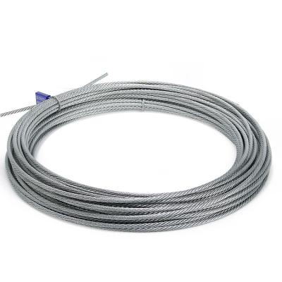 China Construction 6*7 Galvanized Steel Wire Rope 3 Mm 4 Mm 5 Mm Sling Wire Rope for sale