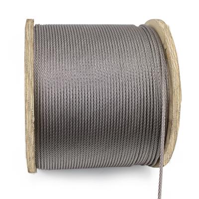 China 1X19 Inner Stainless Steel Wire Rope Stainless Steel FABRICATION Wire Rope For Clutch for sale