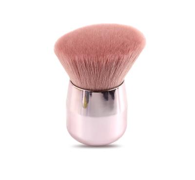 China Professional Flat Brush China Manufacture Blush Brush Soft Fribe Powder Makeup Brush for sale