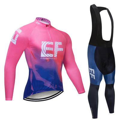 China OEM Breathable Quick Dry Custom Women Cycling Suits Cycling Clothing Pants And Jacket Cycling Sets With Low Cost for sale