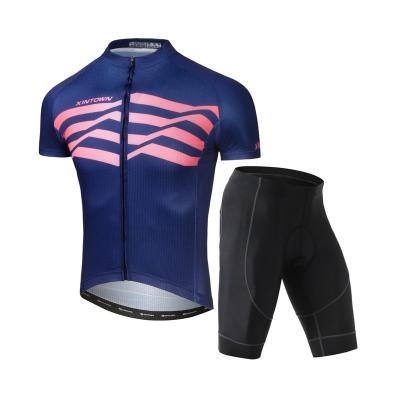 China OEM Breathable Directly Sportswear Suit Manufacturer Cycling Skinsuits Tank Top Cycling Shorts Set For Sale for sale