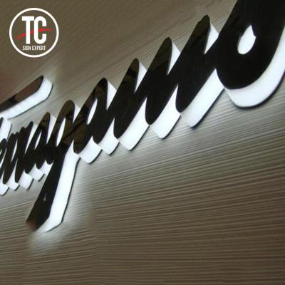 China Indoor or Outdoor 3D Lighting Acrylic LED Channel Letter Sign / Bending Machine Making Front Illumination Acrylic Letters for sale