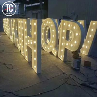 China Factory 10 Year Wedding Led Bulb Bright 4ft Led Sign Light Up Marquee Letters for sale