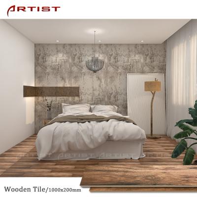 China New Design Size 200x1200 Tiles Ceramic Tile Look Rustic Tile Wood for sale