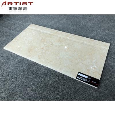 China Villa Metallic Beige Interior Bedroom Design Color Glazed Ceramic Tiles Wall Tiles Interior Window Decorative Flower Tiles for sale