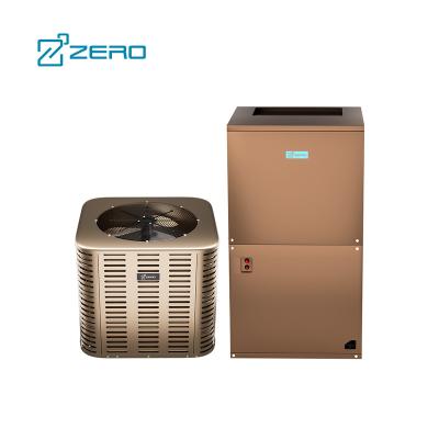 China Intelligent defrosting program ZERO Brand 15 SEER2 Split Duct Air Conditioning Indoor Unit Air Handler Light Commercial Air Conditioner for sale