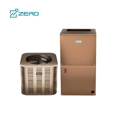 China Intelligent defrosting program ZERO Brand 15 SEER2 60Hz Ceiling Cassette Air Conditioning Inverter Condenser Split Light Commercial Air Conditioner for sale