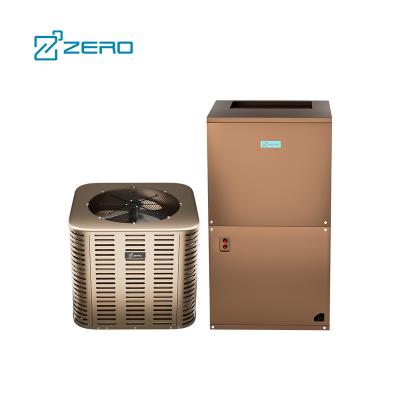 China Intelligent defrosting program ZERO Brand Commercial 15 SEER2 Outdoor Unit Air Handler R410a Ducted Split Unit Light Commercial Air Conditioner for sale