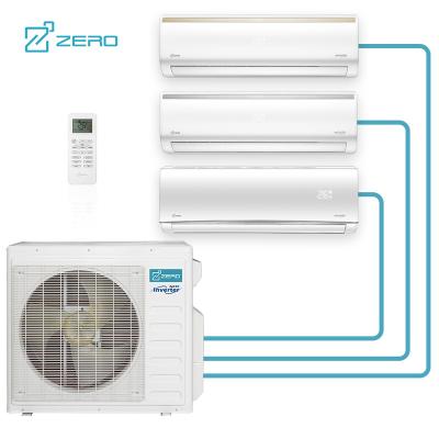 China Heat pump ZERO Brand Z-MAX 17000 Btu Multi Zone System Air Conditioners Heat Pump Inverter Multi Zone Mini Split Air Conditioner for sale