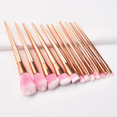 China Angular Blush Angular Blush Eyeshadow Brush Makeup Brush Rose Gold Brush Makeup Luxury Makeup Brush Private Label for sale