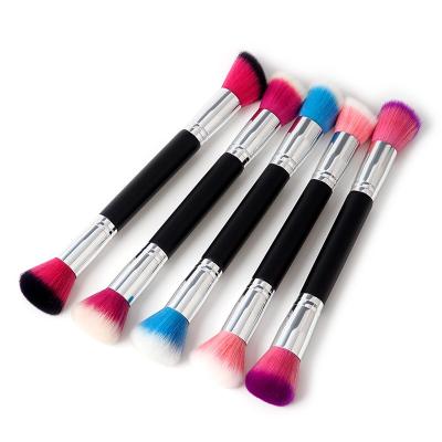 China Makes apply makeup makes apply 2021 professional beauty makeup brush makeup tool and double sided makeup brush blush for sale