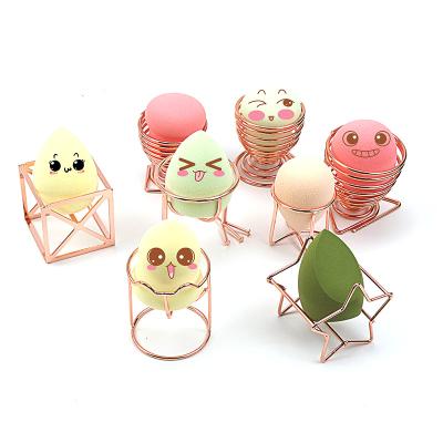 China Eco-Friendly Makeup Sponge Egg Holder Powder Bracket Organizer Beauty Holder Puff Shelf Eco-Friendly for sale