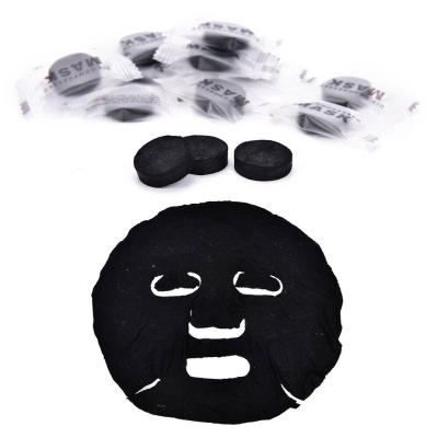 China Compressedmask Moisturizer DIY 100% Biodegradable Bamboo Charcoal Mask Sheet Squishy Tablet for sale