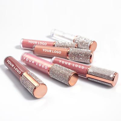 China Wholesale Waterproof Liquid Lipstick Dimond Flavor Vegan Cosmetics Private Label Lip Gloss Vendor for sale