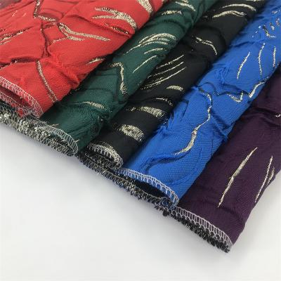 China Shrink-Resistant Cheap Price Polyester Spandex Jacquard Woven Fabric For Clothing for sale