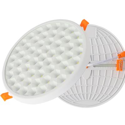 China new design 100lm/w down 32w recessed round frameless 24w 18w led panel lights for sale