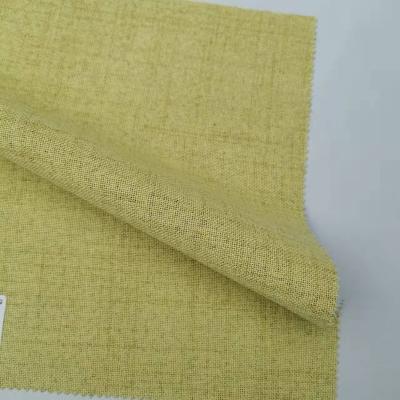 China CC-21202 Look Shrink-resistant Canvas Blackout Curtain Fabric 100% Polyester Silver Coating Fabric For Curtains for sale