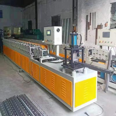 China High Production Speed Stainless Steel Racking Z Purline Purlin C Shape Steel Channel Production Line Warehouse Shelves Roll Forming Machine for sale