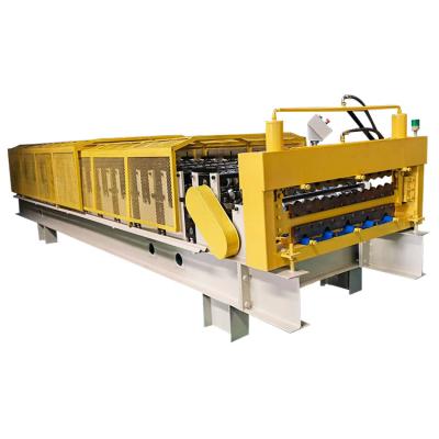 China Building Construction Wholesale Stainless Steel Metal Bending Machine Roll Forming Roof Color Steel Tile Press Machine for sale