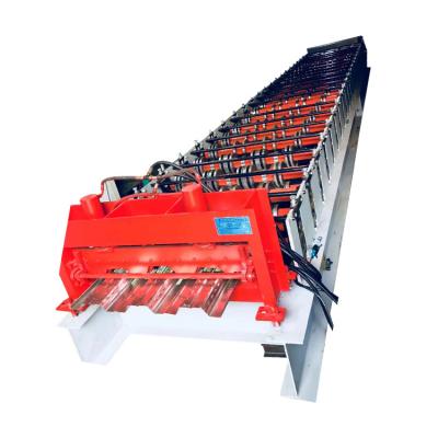 China Building Construction New Product In China Building Sheet Metal Roll Forming Decking Floor Joist Machine for sale