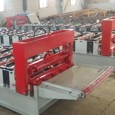 China Building Construction Customized 0.3-0.8mm Thickness Metal Roof Color Steel Tile Making Roll Forming Machine for sale