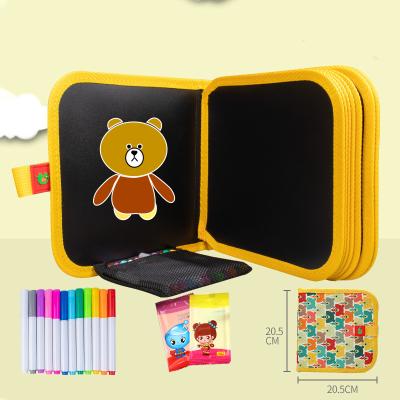 China Fashionable Children's Sketchbook Tablet Doodle Book Drawing Book Stationery Portable Whiteboard Pen for sale