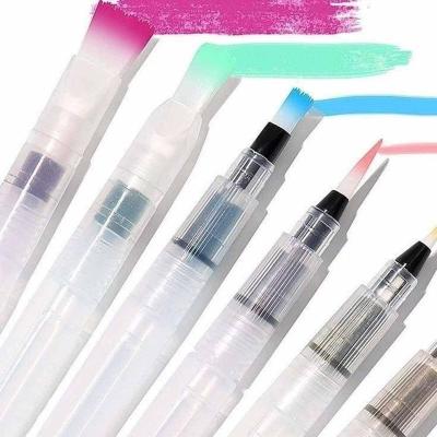 China Waterproof Marker Refillable Watercolor Brush for Painting Art Supplies, Water Color Brush Pen 6pcs/Set for sale