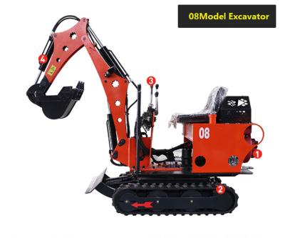 Cina Mini Excavator Machine di alluminio TS16949 piccolo Mini Excavators in vendita