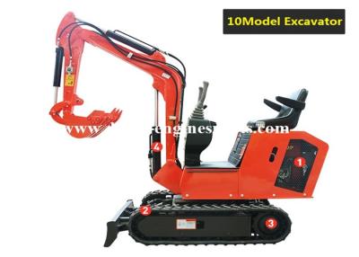 China Pequeño excavador Wear Proof Portable Mini Excavator de la correa eslabonada del motor diesel en venta