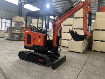 Cina Casting Iron Steel Mini Excavator Machine For Widely Turning / Digging Depth Of 1600mm in vendita