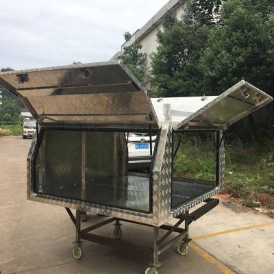 China Two roof hilux aluminum tray rear ute awning at top for sale for sale