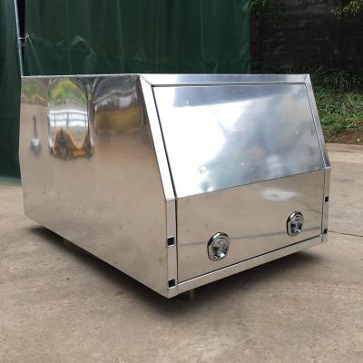 China Rest on the Bed or Your Aluminum Canopy Jack Off Toolbox Ute Truck 1200Wx1780Lx860H Double Garage and Workshop Door Cabin 2 for sale