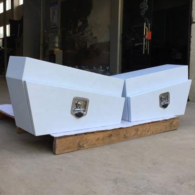 China Full Welding Aluminum Tool Box Under Tray Underbody Ute Truck Tool Box 750 x 250x 400 Pair for sale