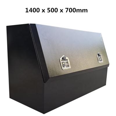 China Tool Storage Tool Box Steel Side Locking Trailer Truck Ute Canopy Tool Box Tilted T Lock for sale