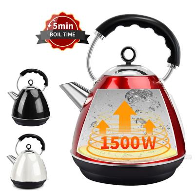 China Boil-Dry Pad Electric Coffee Kettle Stainless Steel Electric Kettle For Boiling Water for sale