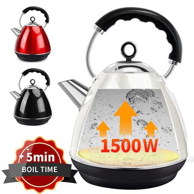 China Protection Factory Price Stainless Steel Tea Kettle 1.7L Boil-dry Electric Kettles For Household for sale