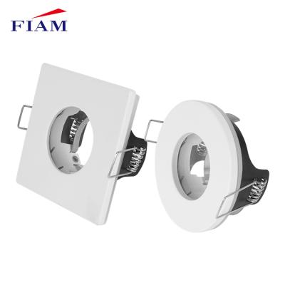 China Modern Gu10 G5.3 Mr16 Round Aluminum Black White Square Downlight Led Lighting Fixture for sale