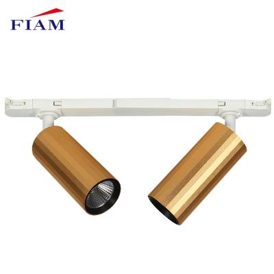 China Wholesale Price 20watt 30watt modern gold white anti-glare aluminum cob led track lights for sale