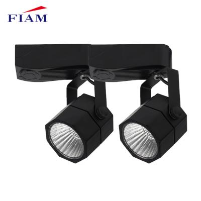 China Modern Indoor Modern Decoration Black Matrix Cast Aluminum 180v 240v 10w Cob Led Track Light for sale